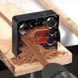 Maxbell Dowel Maker Jig Wear Resistant 8 Holes Aluminum Alloy Adjustable Dowel Maker