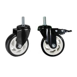Maxbell Stem Caster Wheel High Performance Sturdy Portable Replace Heavy Duty Caster Without Brake