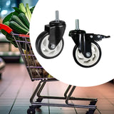 Maxbell Stem Caster Wheel High Performance Sturdy Portable Replace Heavy Duty Caster Without Brake
