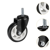 Maxbell Stem Caster Wheel High Performance Sturdy Portable Replace Heavy Duty Caster Without Brake