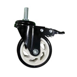Maxbell Stem Caster Wheel High Performance Sturdy Portable Replace Heavy Duty Caster With Brake