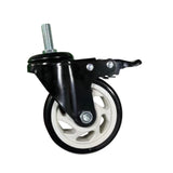Maxbell Stem Caster Wheel High Performance Sturdy Portable Replace Heavy Duty Caster With Brake