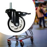 Maxbell Stem Caster Wheel High Performance Sturdy Portable Replace Heavy Duty Caster With Brake