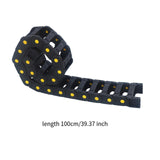 Maxbell Cable Wire Carrier Drag Chain Sturdy High Toughness for Electronic Equipment