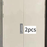 Maxbell 2Pcs Door Handles Sturdy Door Pull Push Plates for Public Office Restaurants 30cm x 8cm x 0.12cm