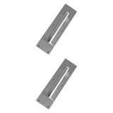 Maxbell 2Pcs Door Handles Sturdy Door Pull Push Plates for Public Office Restaurants 30cm x 8cm x 0.12cm