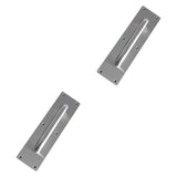 Maxbell 2Pcs Door Handles Sturdy Door Pull Push Plates for Public Office Restaurants 30cm x 8cm x 0.12cm