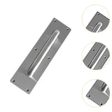 Maxbell 2Pcs Door Handles Sturdy Door Pull Push Plates for Public Office Restaurants 30cm x 8cm x 0.12cm