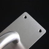 Maxbell 2Pcs Door Handles Sturdy Door Pull Push Plates for Public Office Restaurants 30cm x 8cm x 0.12cm