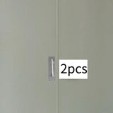 Maxbell 2Pcs Door Handles Sturdy Door Pull Push Plates for Public Office Restaurants 30cm x 8cm x 0.12cm