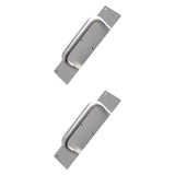 Maxbell 2Pcs Door Handles Sturdy Door Pull Push Plates for Public Office Restaurants 30cm x 8cm x 0.15cm