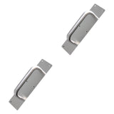 Maxbell 2Pcs Door Handles Sturdy Door Pull Push Plates for Public Office Restaurants 30cm x 8cm x 0.15cm