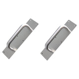 Maxbell 2Pcs Door Handles Sturdy Door Pull Push Plates for Public Office Restaurants 30cm x 8cm x 0.15cm
