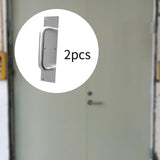 Maxbell 2Pcs Door Handles Sturdy Door Pull Push Plates for Public Office Restaurants 30cm x 8cm x 0.15cm