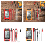Maxbell Digital Multimeter Portable Capacitance Tester for Professional Electricians Red