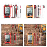 Maxbell Digital Multimeter Portable Capacitance Tester for Professional Electricians Red