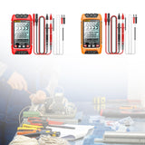 Maxbell Digital Multimeter Portable Capacitance Tester for Professional Electricians Red