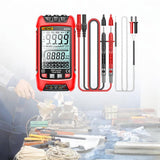 Maxbell Digital Multimeter Portable Capacitance Tester for Professional Electricians Red