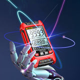 Maxbell Digital Multimeter Portable Capacitance Tester for Professional Electricians Red
