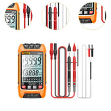 Maxbell Digital Multimeter Portable Capacitance Tester for Professional Electricians Orange
