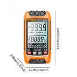 Maxbell Digital Multimeter Portable Capacitance Tester for Professional Electricians Orange