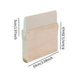 Maxbell Screen Printing Ink Scraper Reusable Lightweight Professional Rubber Scraper 10cm