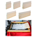 Maxbell Screen Printing Ink Scraper Reusable Lightweight Professional Rubber Scraper 10cm