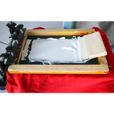 Maxbell Screen Printing Ink Scraper Reusable Lightweight Professional Rubber Scraper 15cm