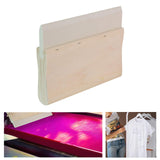 Maxbell Screen Printing Ink Scraper Reusable Lightweight Professional Rubber Scraper 15cm