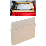 Maxbell Screen Printing Ink Scraper Reusable Lightweight Professional Rubber Scraper 15cm