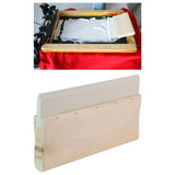 Maxbell Screen Printing Ink Scraper Reusable Lightweight Professional Rubber Scraper 20cm