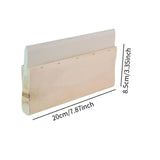 Maxbell Screen Printing Ink Scraper Reusable Lightweight Professional Rubber Scraper 20cm