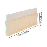 Maxbell Screen Printing Ink Scraper Reusable Lightweight Professional Rubber Scraper 25cm