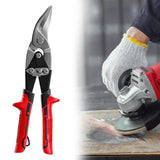 Maxbell Aviation Tin Snips Non Slip Handle Multipurpose Effortless Cutting Hand Tool Left Cut