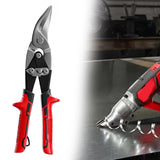 Maxbell Aviation Tin Snips Non Slip Handle Multipurpose Effortless Cutting Hand Tool Left Cut