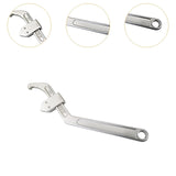 Maxbell Side Hole Hook Nut Wrench Repair Tool for Machine Tools Mechanical Equipment Square Head 9.5cm to sixteen.5cm