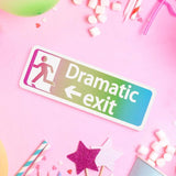 Maxbell Safety Sign Dramatic Exit Safety Exit Arrows Signage for School Shopping Mall Multicolor