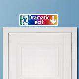 Maxbell Safety Sign Dramatic Exit Safety Exit Arrows Signage for School Shopping Mall Multicolor