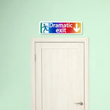 Maxbell Safety Sign Dramatic Exit Safety Exit Arrows Signage for School Shopping Mall Multicolor