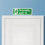 Maxbell Safety Sign Dramatic Exit Safety Exit Arrows Signage for School Shopping Mall Green