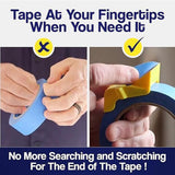 Maxbell 3x Tape Dispensers Tape Caps Wrapping Tape Office Supplies Quickly Cut Tapes