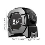 Maxbell Measuring Tape Retractable Smooth Sliding Dad Multifunction Men Tape Measure 5mx25mm