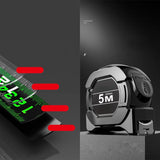 Maxbell Measuring Tape Retractable Smooth Sliding Dad Multifunction Men Tape Measure 5mx25mm