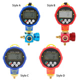 Maxbell Digital Refrigerant Gauge Compact Portable Air Conditioning Refrigerant Tool Style A