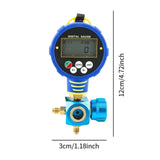 Maxbell Digital Refrigerant Gauge Compact Portable Air Conditioning Refrigerant Tool Style A