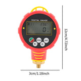 Maxbell Digital Refrigerant Gauge Compact Portable Air Conditioning Refrigerant Tool Style D