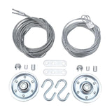 Maxbell Garage Door Cable and Pulley Set High Performance Galvanized Steel Accessory