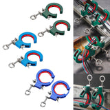 Maxbell 2 Pieces Cable Tray Rollers Wire Management Adjustable Cable Threading Tools Green