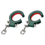 Maxbell 2 Pieces Cable Tray Rollers Wire Management Adjustable Cable Threading Tools Green