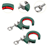 Maxbell 2 Pieces Cable Tray Rollers Wire Management Adjustable Cable Threading Tools Green